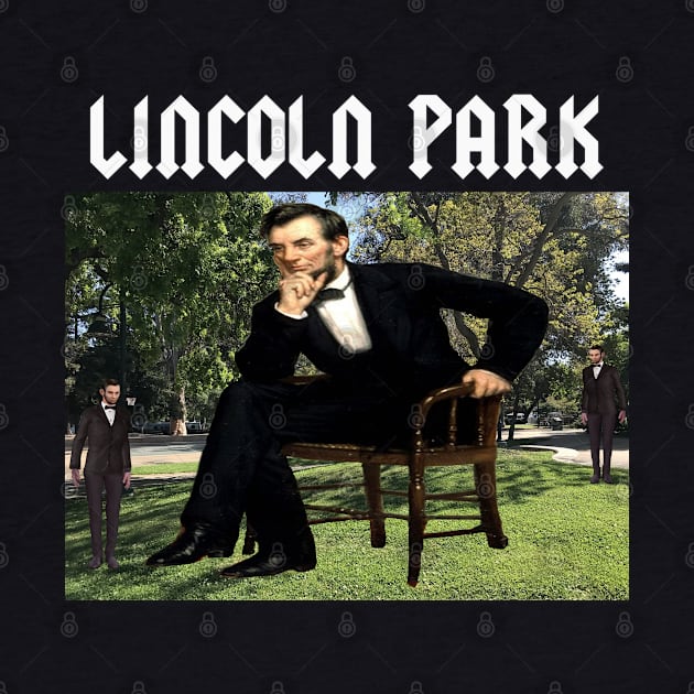 LINCOLN PARK Band Tee - Parody Off Brand Funny Boot Knock Off Meme by blueversion